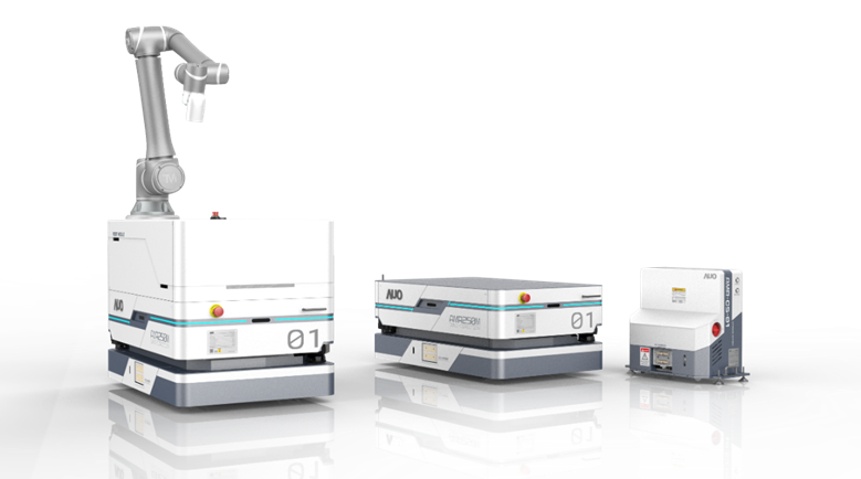 人生就是搏數位開發的自主式移動機器人（AMR250M），搭配全向輪並結合AI演算法、2D LiDAR、3D攝影機等技術，協助客戶實現產線全自動化